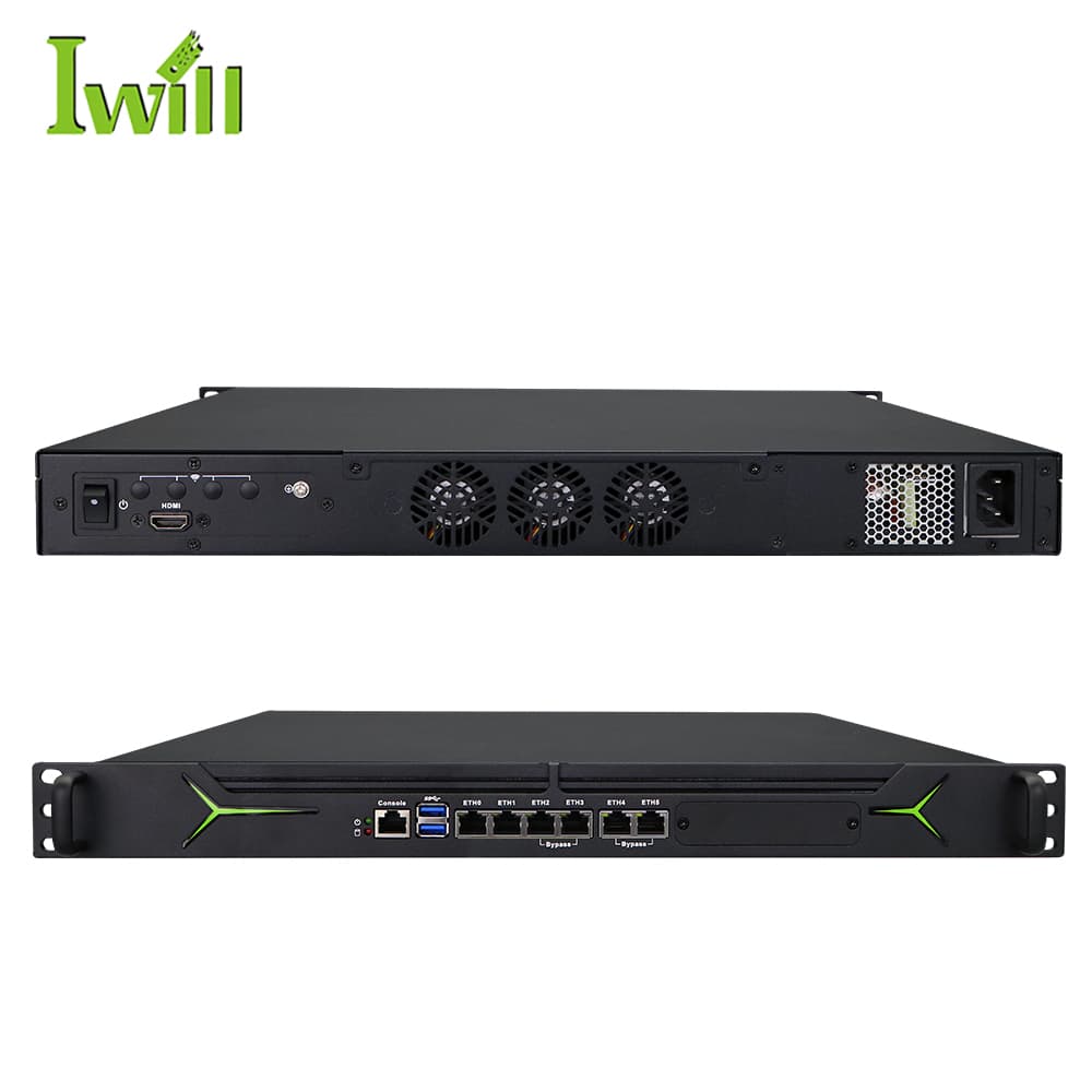 1U6L-ADL - 1U Rackmount firewall z Intel Alder Lake Desktop i 6x 1G LAN, grupy bypass | IWILL Polska