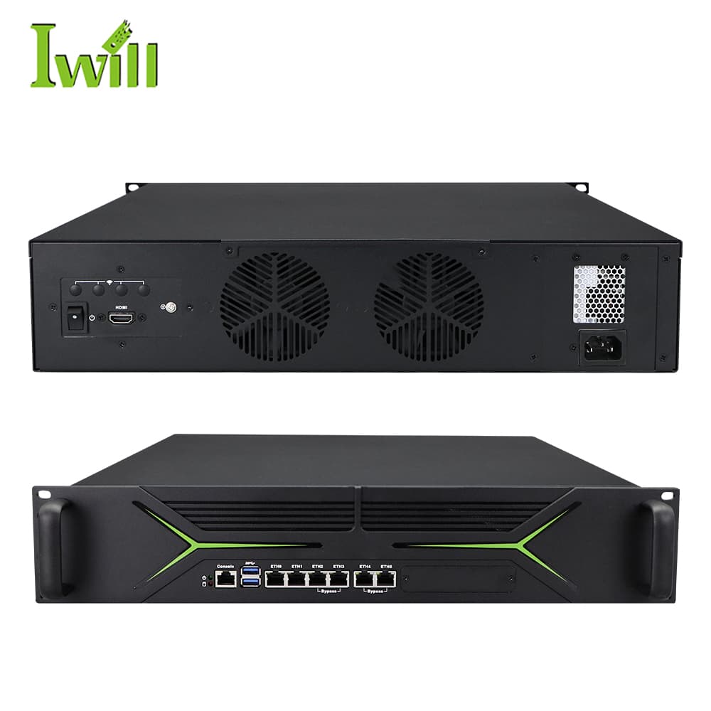 2U6L-ADL - 2U Rackmount firewall z Intel Alder Lake Desktop i 6x 1G LAN, opcja redundantnego PSU | IWILL Polska