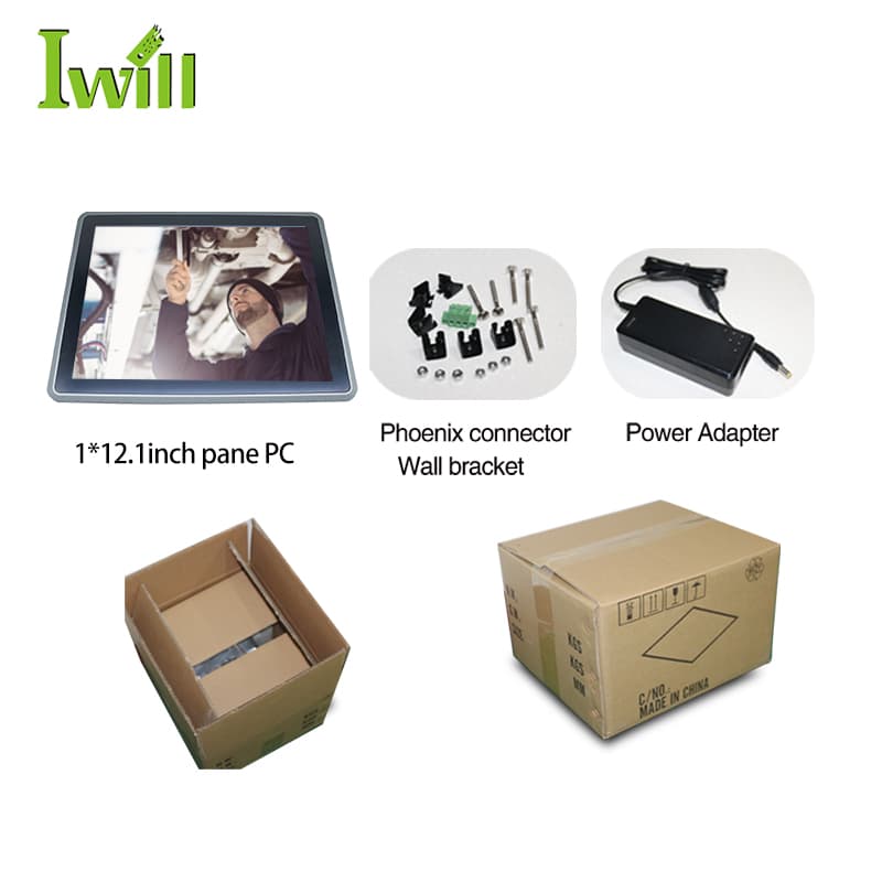 ITPC-A116 - 11.6" przemysłowy panel dotykowy z Intel Core Whiskey Lake, DC 9-36V | IWILL Polska